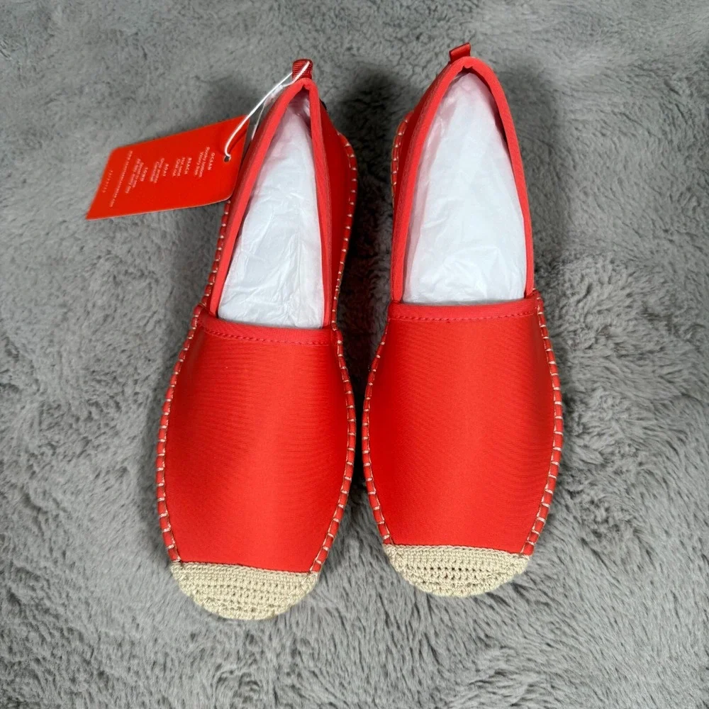 NWT‎ SEA STAR BEACHWEAR Women Beachcomber Orange Espadrille Water Shoes  W 11